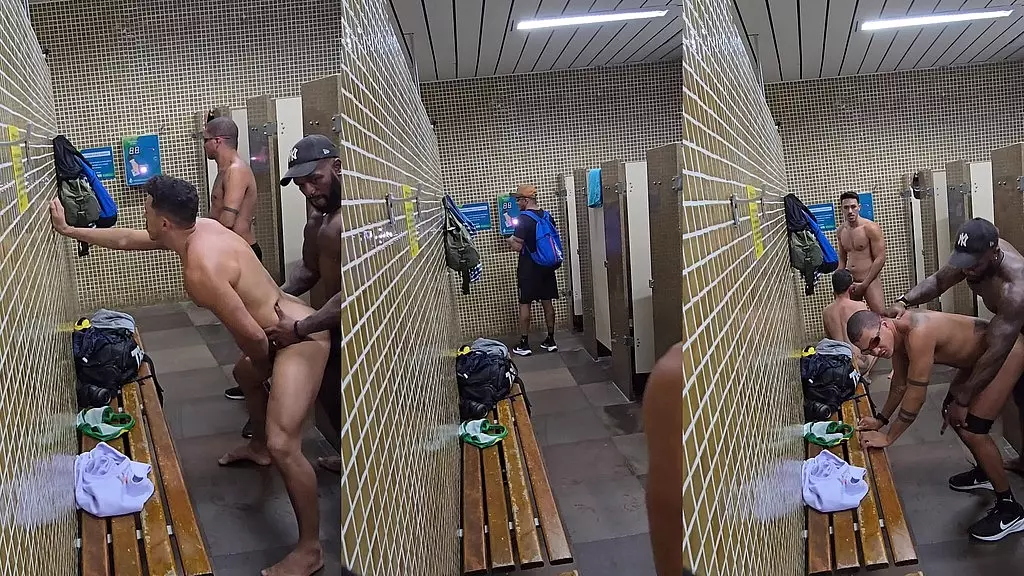 Latina Fucked Hard by Latino Stud in Bus Station Bathroom