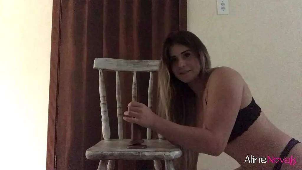 Lesbian Milf Aline Novak's Dildo Fantasy