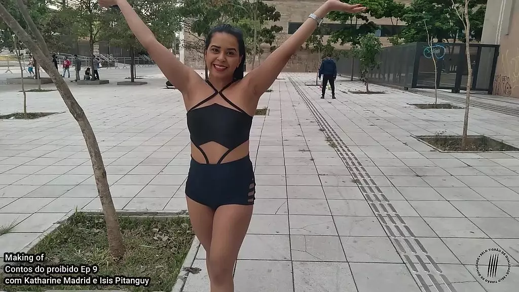 Katharine Madrid and Isis Pitangui's Sultry Fitness Fuck