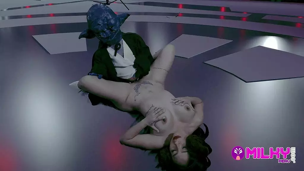 Yoda's Galactic Fuck Fest with Princess Leia