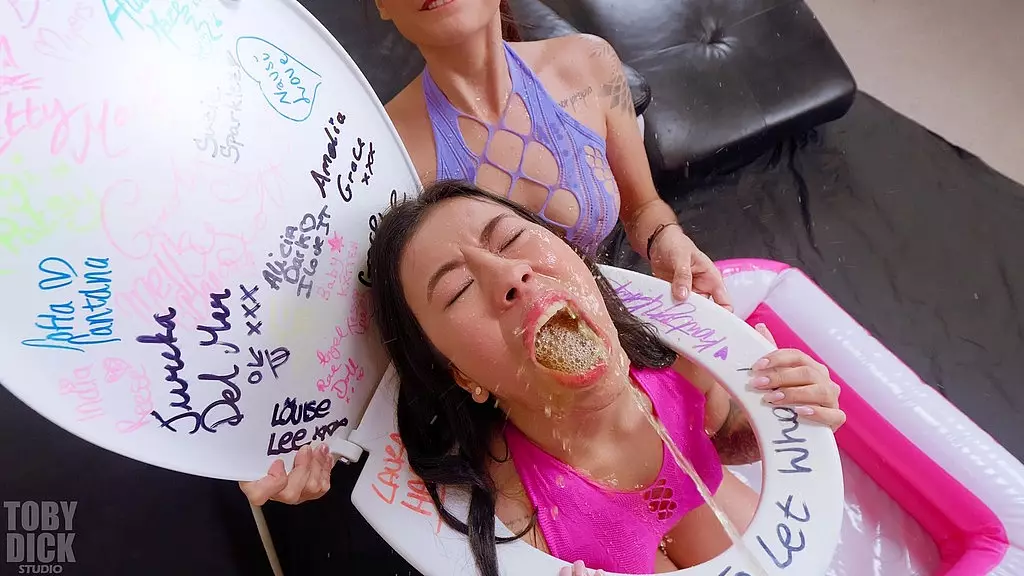 Hot Threesome with Slutty Whores Allison and Lore