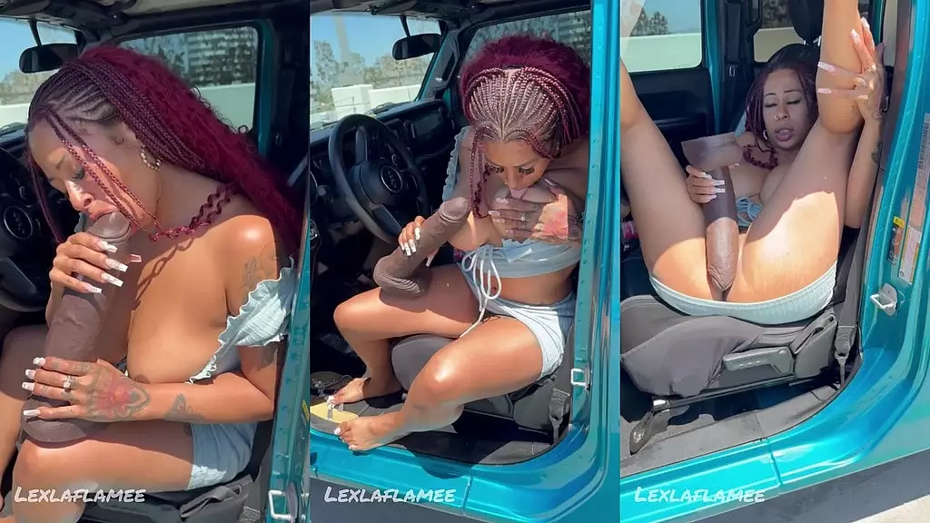 Lex La Flamee Unleashes Anal Frenzy in Parking Lot