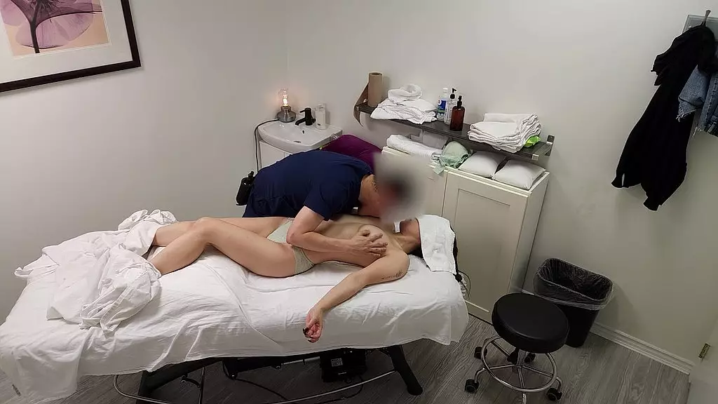 Seduced Japanese Waitress Fucks Massage Therapist