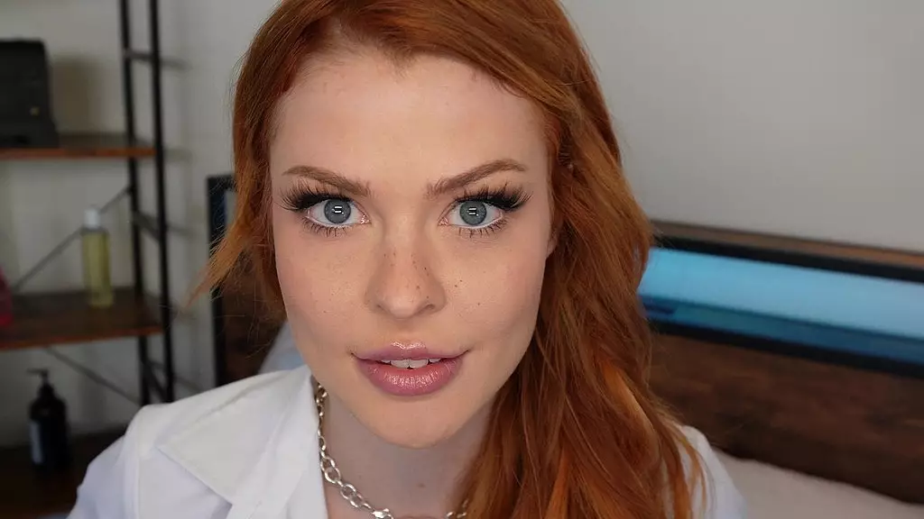 Redhead Co-Ed Elly Clutch Seduces Tutor in 4K