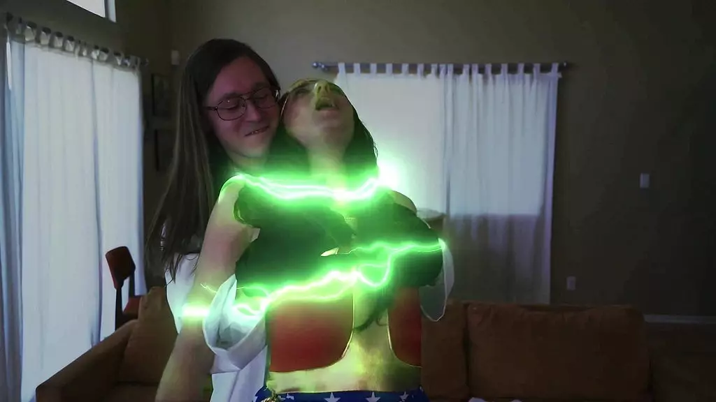 Wonder Woman Aubree Valentine Bound & Fucked by Dr. Wrecker