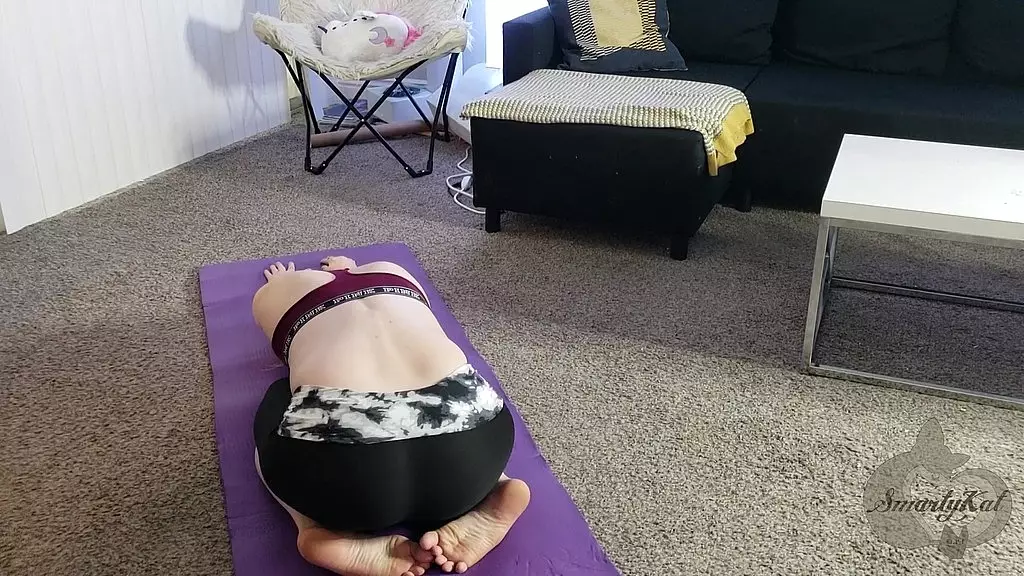 Stepbrother Crashes Stepsis' Yoga Session for Hot BBC Threesome