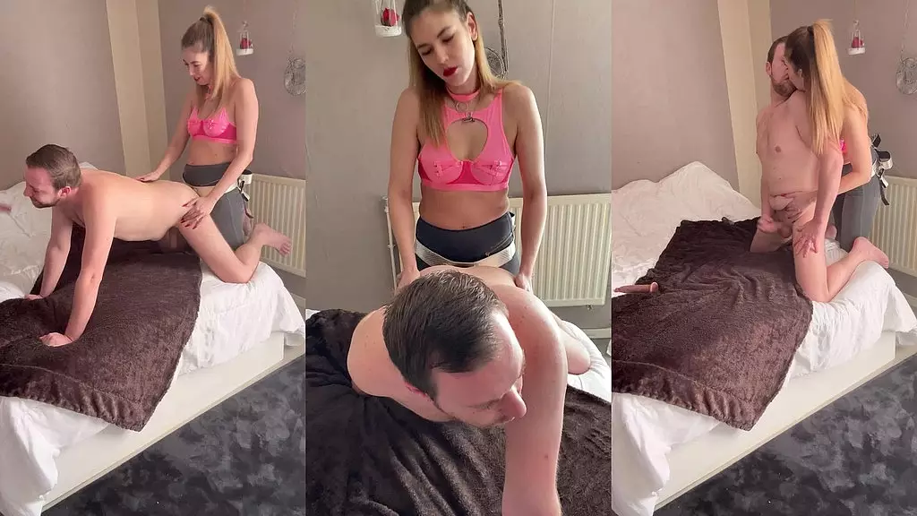 French Pegging Initiation with Coquette and Brad