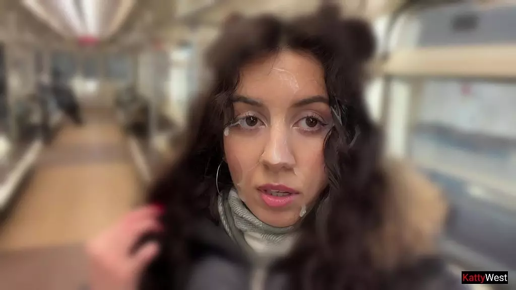 Katty West Takes Big Cock in Public Cumwalk