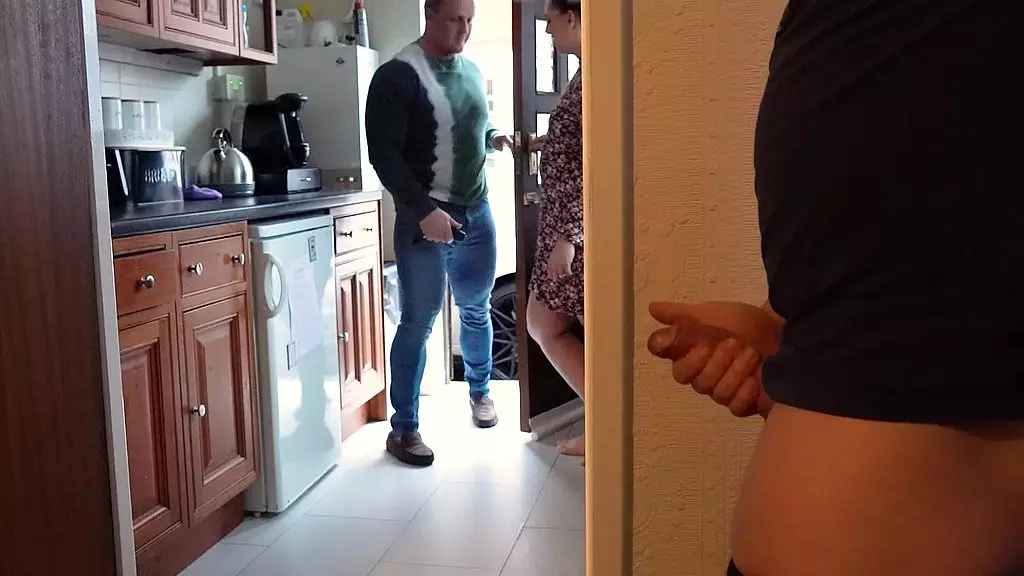 Cuckold Husband Watches Lover Creampie Wife