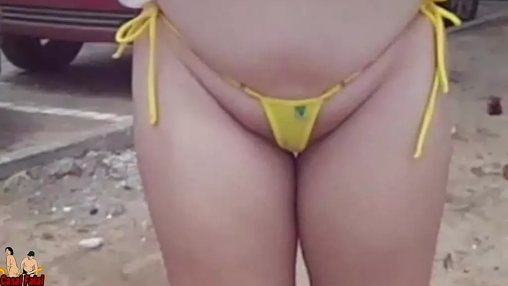 Naughty Latina MILF Teases Cuckold on Beach
