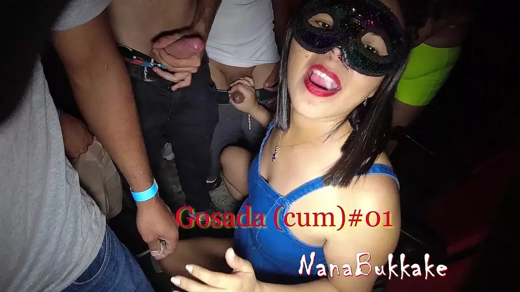 Blonde Milf NanaBukkake Devours 20 Cumshots in Sao Paulo Gangbang