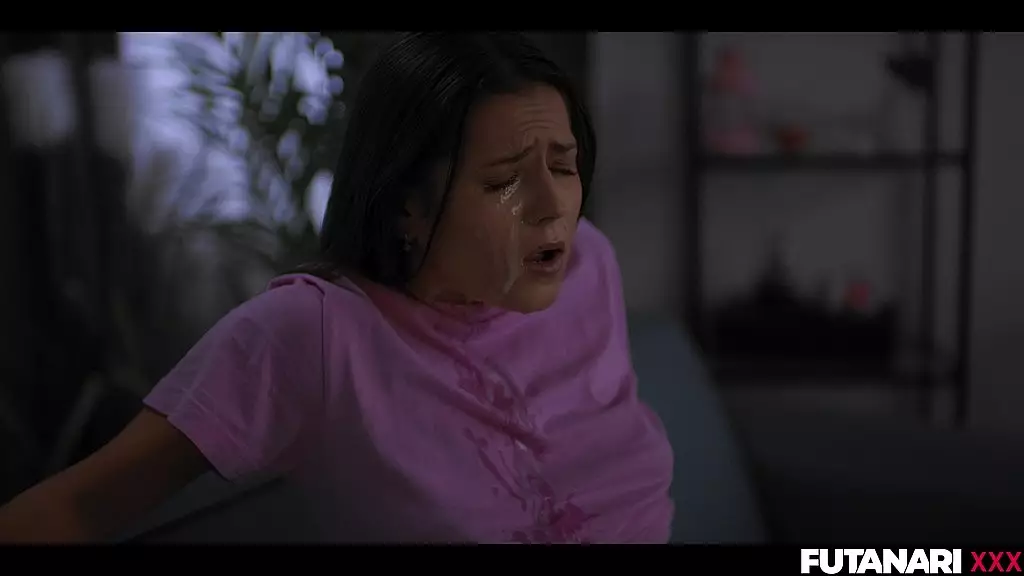 Futanari Serina Gomez Anal Fucked by Sneaky Burglar