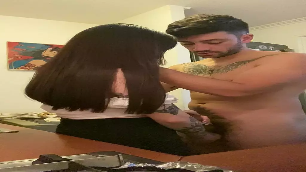 Khave Sot's Sultry Kitchen Threesome with BBC