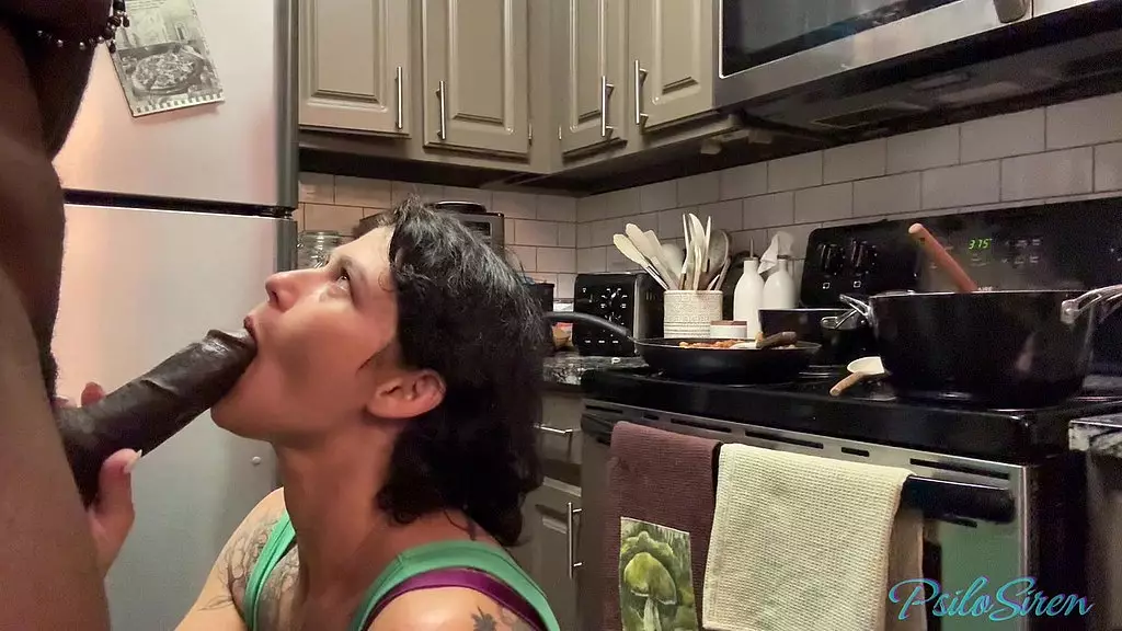 Spicy Tradwife BBC Fuck in the Kitchen