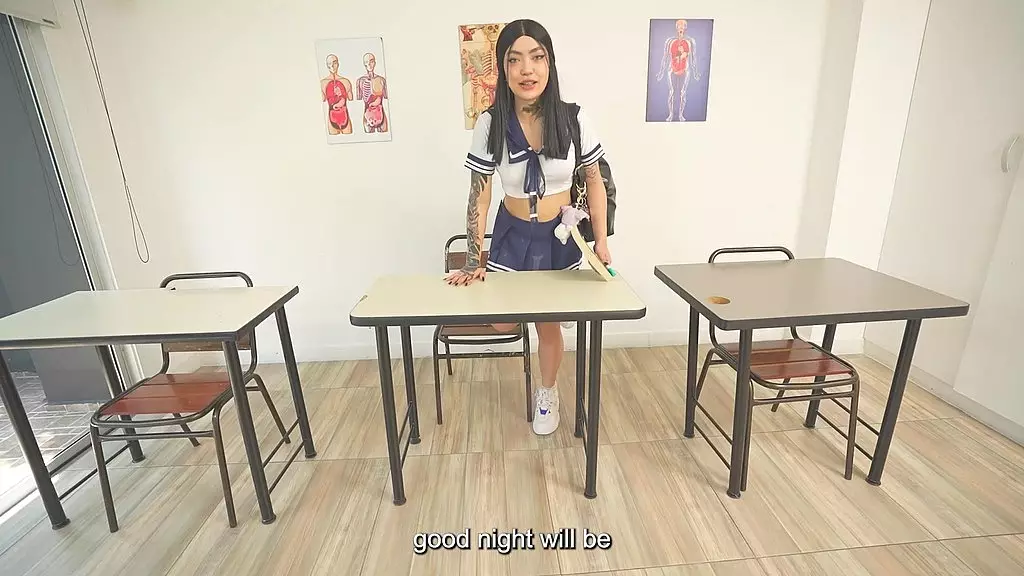 Aradia Hellx Fucks Teacher for Good Grades