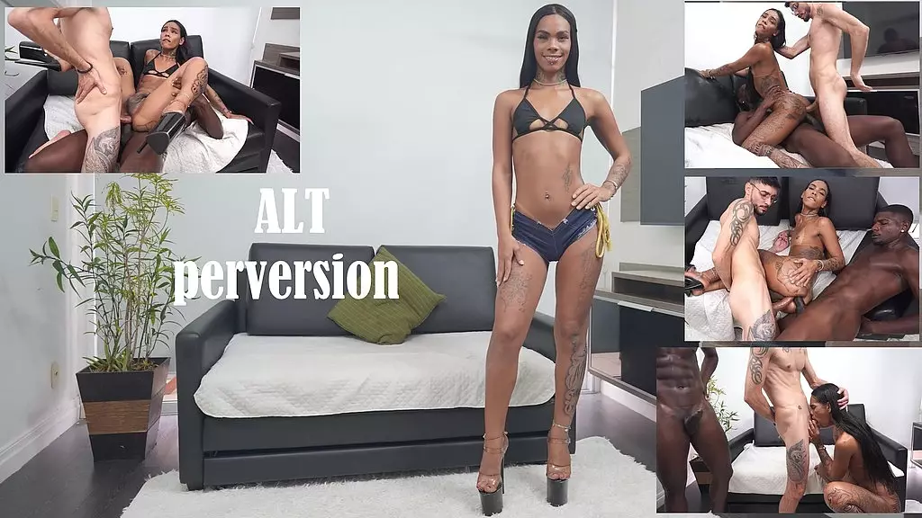 Kauany Batista Takes Two Huge Cocks in Her Tight Ass