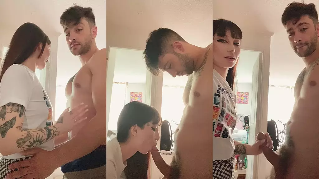 Blonde Bombshell Fucks in the Kitchen