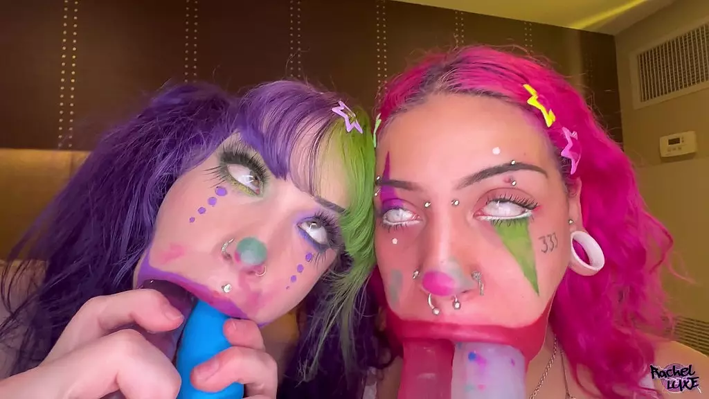 Clowns Gone Wild: Slutty Interracial Fuckfest!