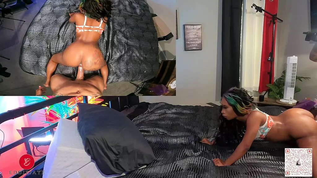Ebony Fuck Doll Takes Monster Cock
