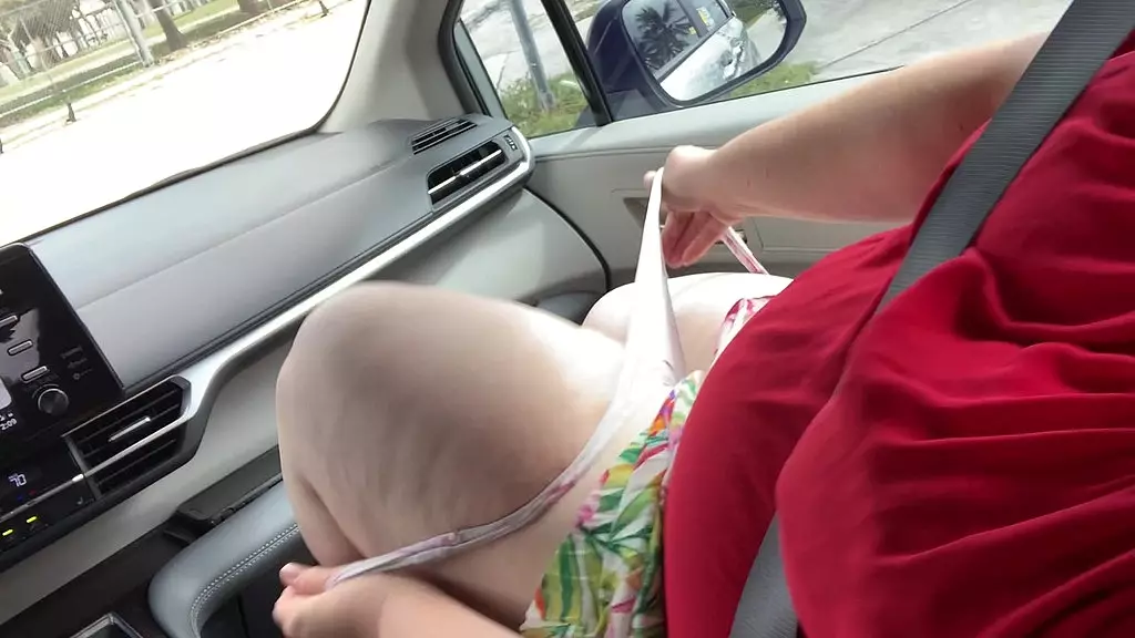 Milf Mom Caught Masturbating in Car Gets Fingers and More