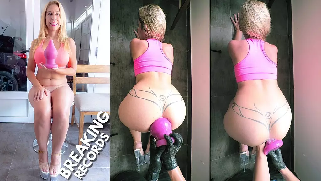 Monster Anal Invasion: Blonde Babe Takes 5-Inch Toy