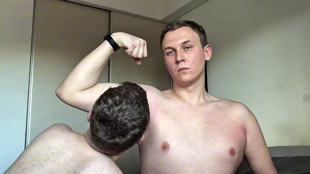 Gay Armpit Worship & Bareback Creampie Action