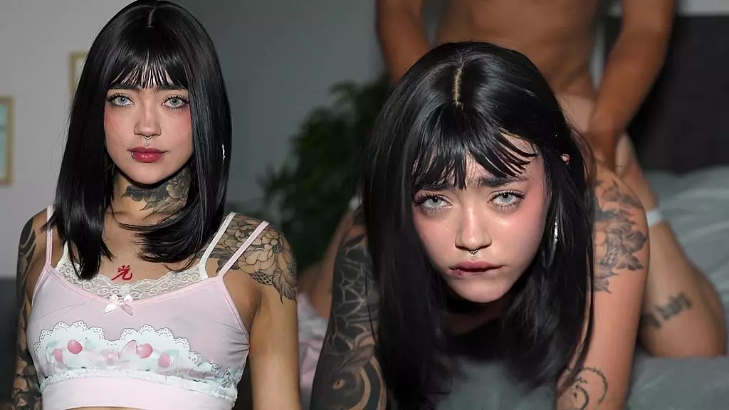 Mexican Goth Girl's BBC Anal Therapy Session