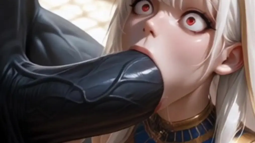 Egyptian Queen Takes Massive BBC in Anal Blowjob