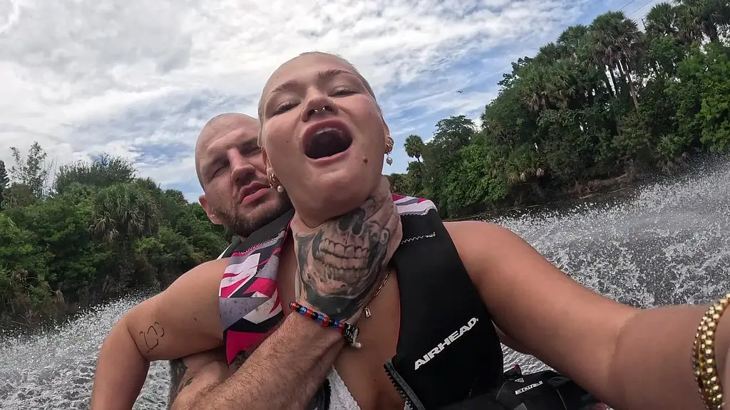 Thick Blonde Harley King Rides Big Dick on Jet-Ski