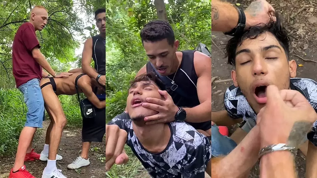 Lesbian Anal Fisting in the Park with Luccas Melo