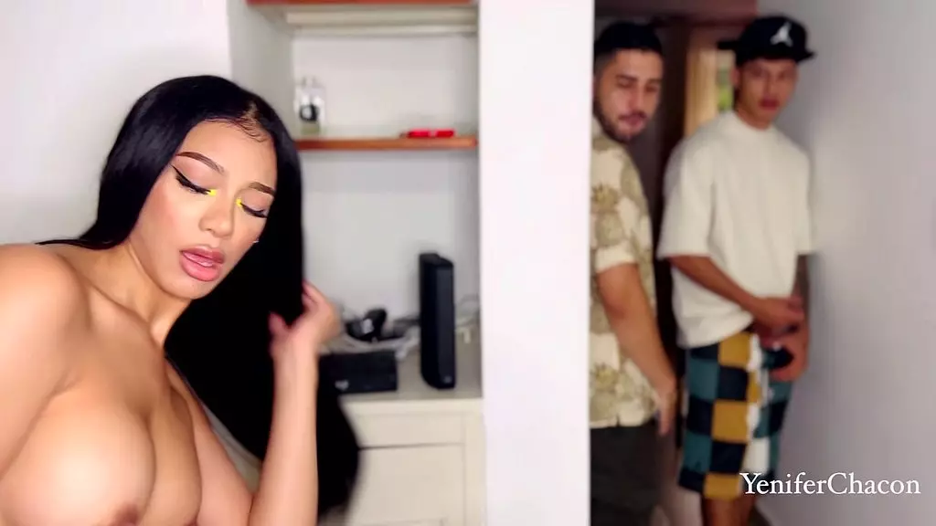 Latina Anal Queen Fucked by Stepbrother and BBC