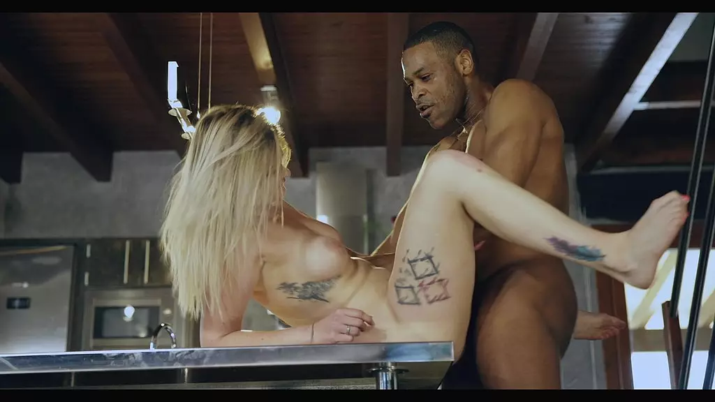 Melina May Fucked by Darrell Deeps in Kitchen