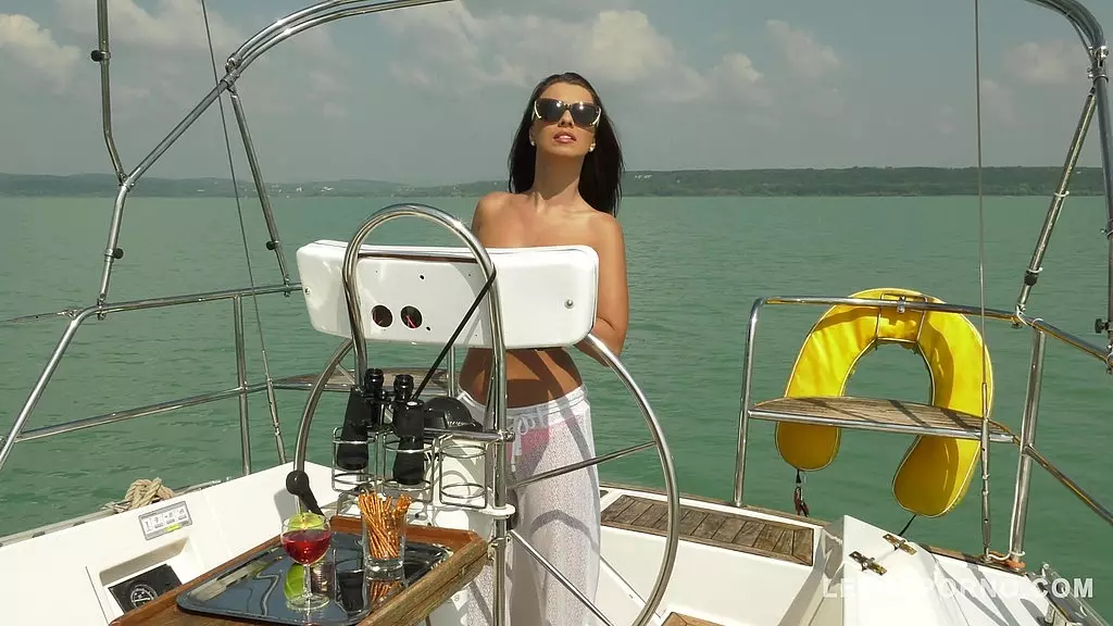 Sailor Goddess Vicky Love Rides Huge BBC on Boat