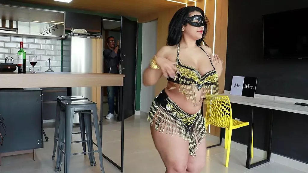 Belly Dance Seduction Ends in Naughty Inspectors Visit