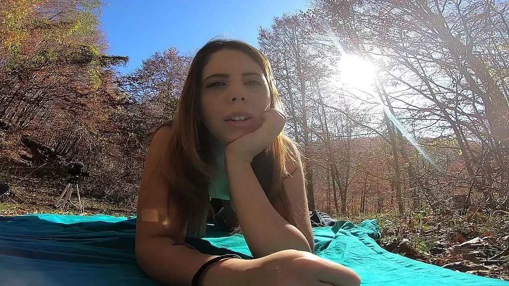 Autumn Blonde Bombshell's Outdoor BBC Romp