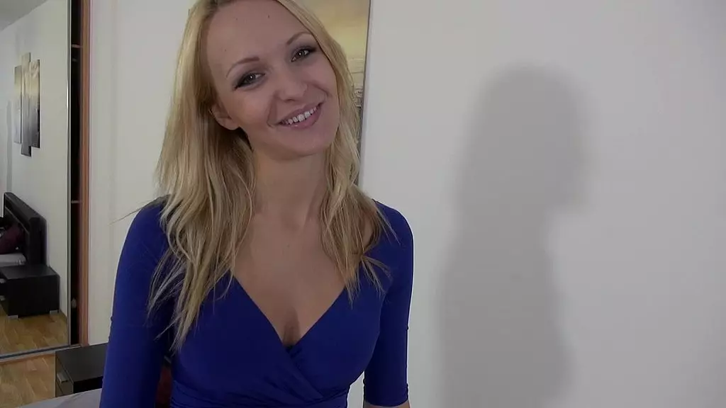 Blonde Babe Enjoys Rough Creampie Threesome
