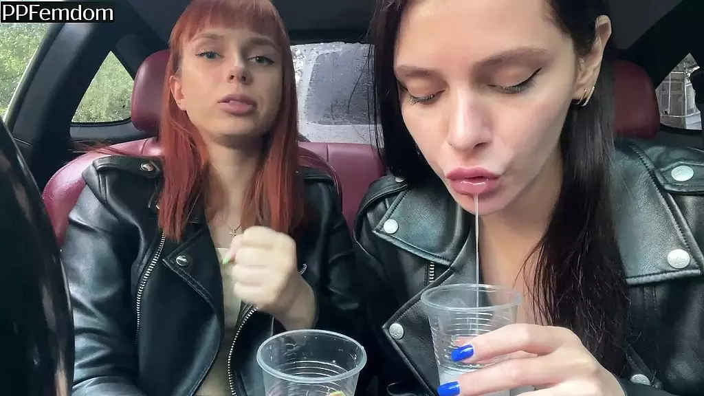 Sofi & Kira's Spit Filled Femdom Humiliation