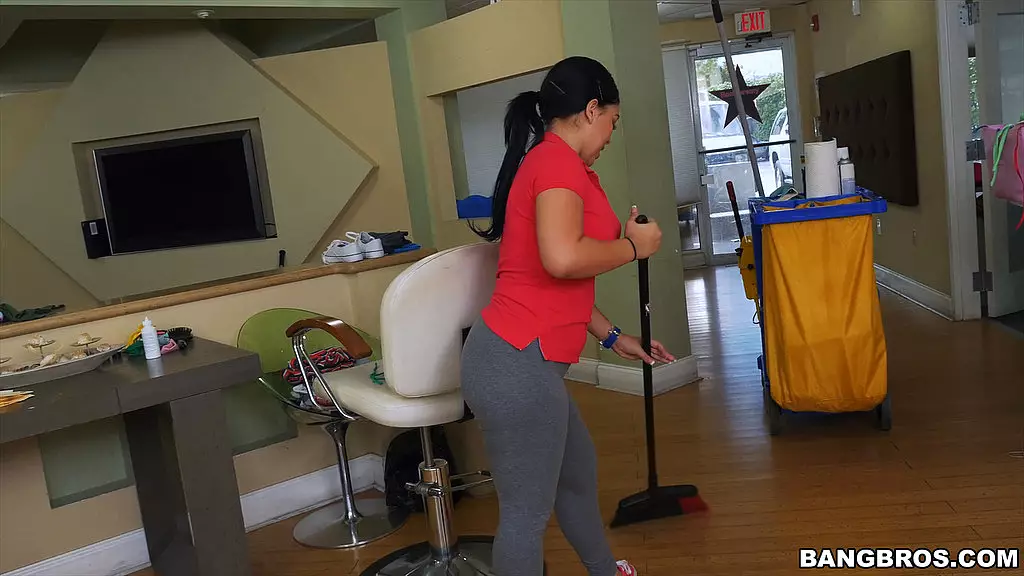 Thick Latina Maid's Naughty Debut