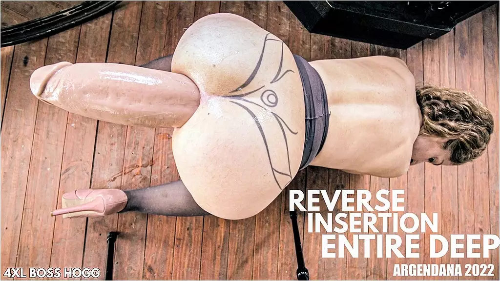 Extreme Ass Stretching with 4XL Dildo