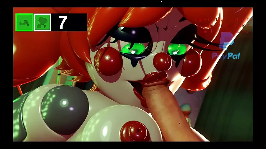 Crazy FNAF Femdom Anal Orgy