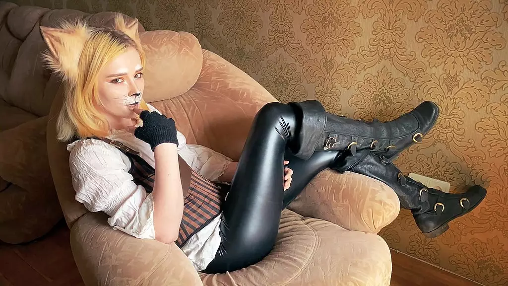 Blonde Steampunk Fox Fucked Hard in Doggy