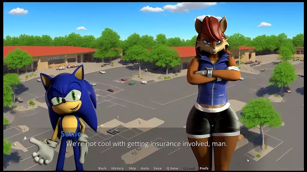 Krystal Cheats on Fox with Tails in Public