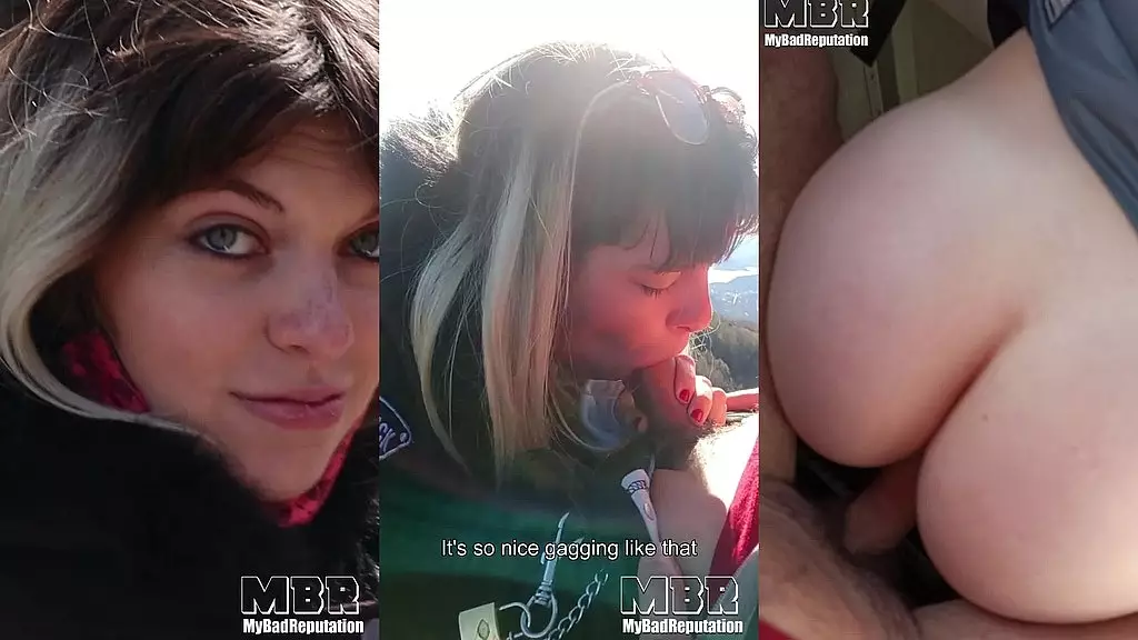 Risky Public Blowjob & Cable Car Creampie in Bariloche