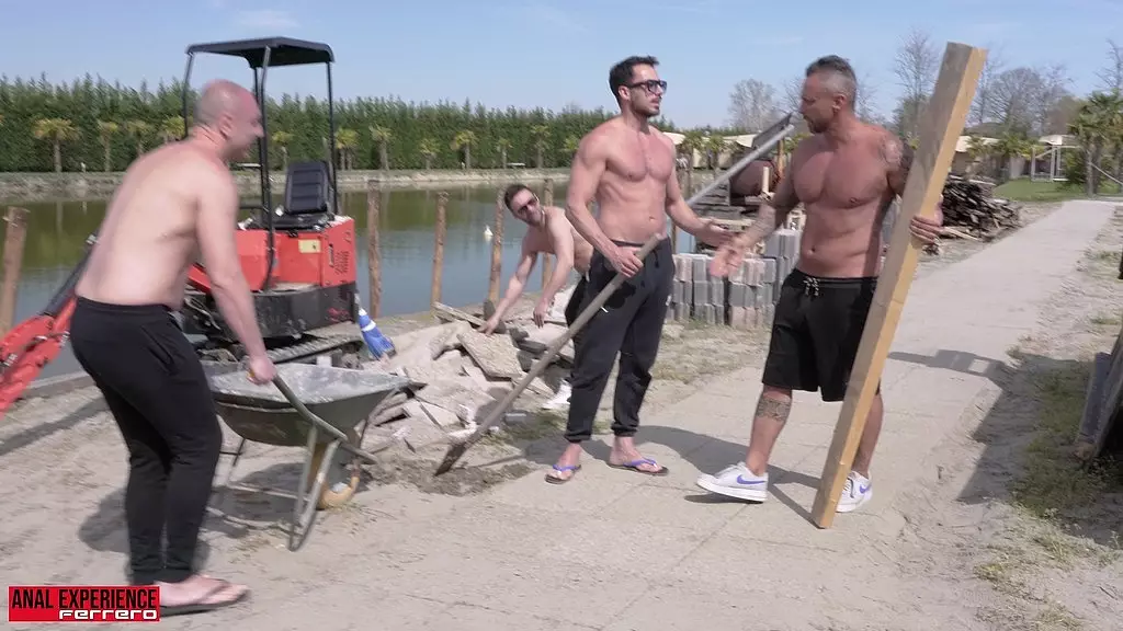 Busty Wife Betty Gangbanged by Construction Workers