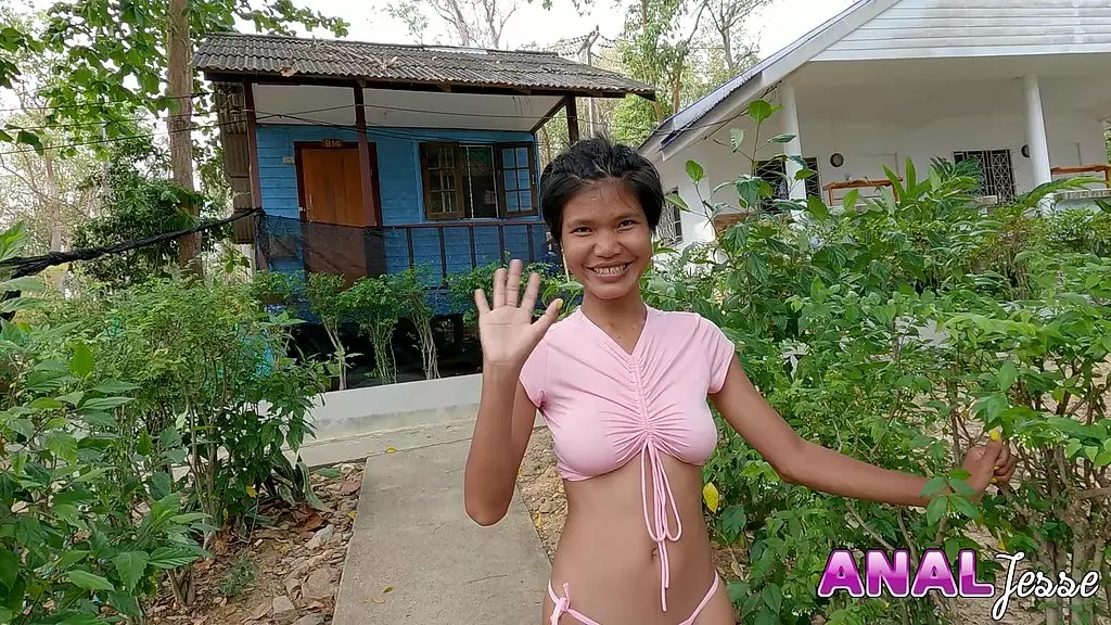 Hot Jesse Thai Gets Destroyed in Pink Bikini Anal Adventure