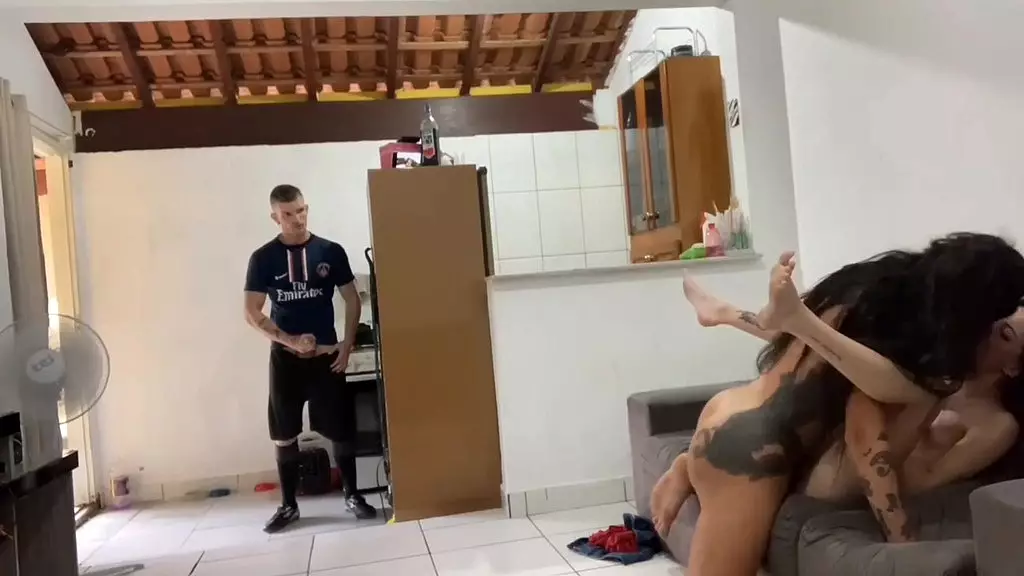 Curvy Wife Sabrina's BBC Threesome with Badmelli and Carmona