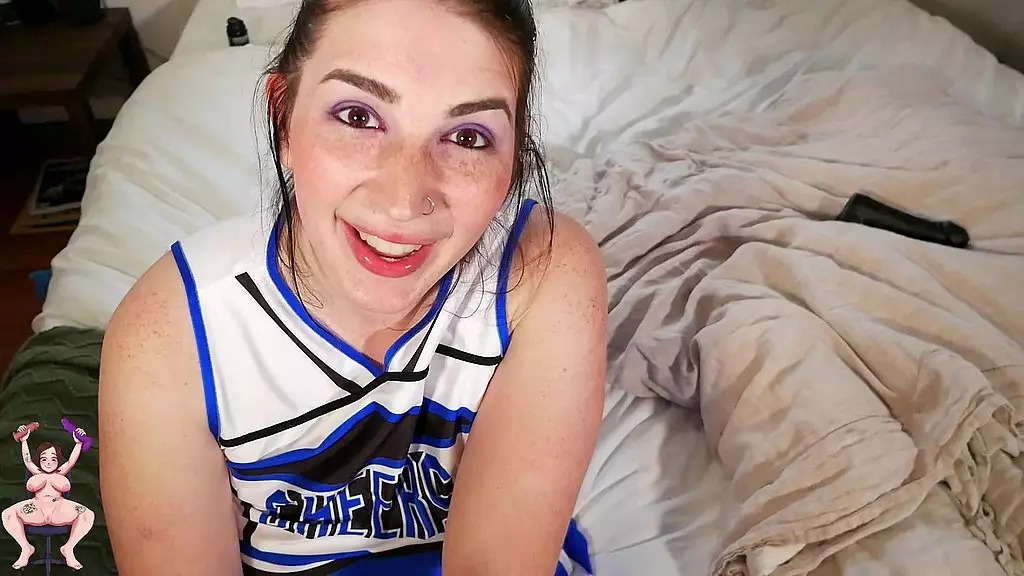 Anal Queen Farting Cheerleader Takes it Deep