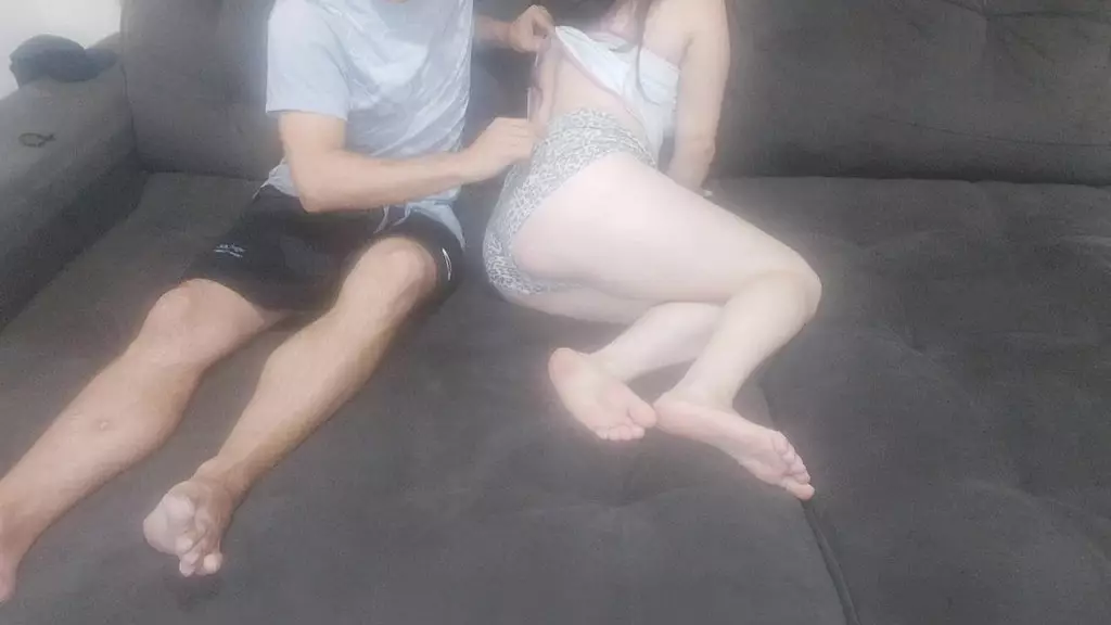 Irresistible Step-Sis Masturbates & Rides Hard