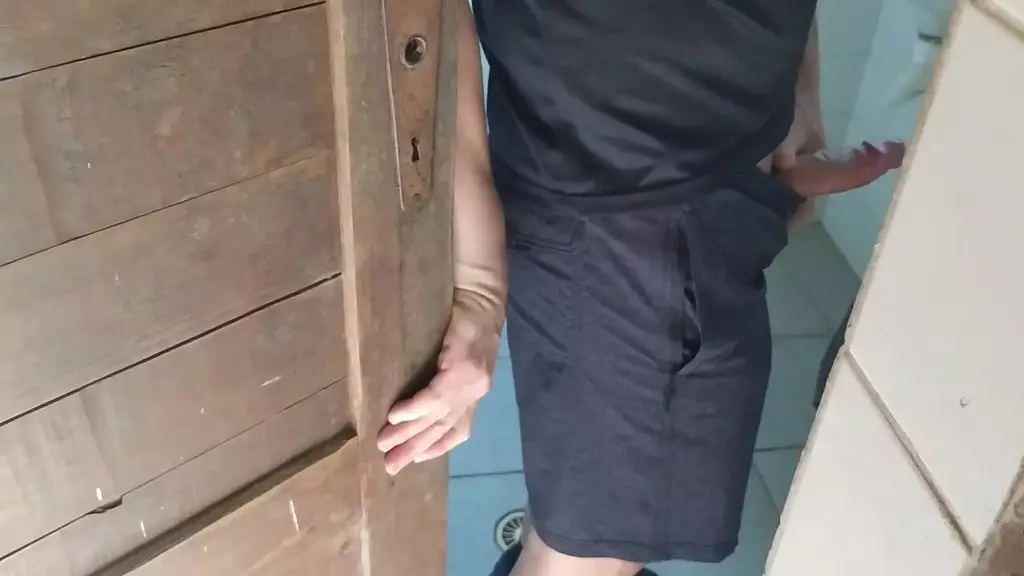 Raquel Exibida Takes a Monster BBC in a Public Restroom