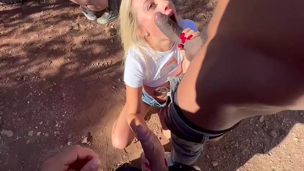 Double BJ with Monster Cocks and a Latina Bombshell